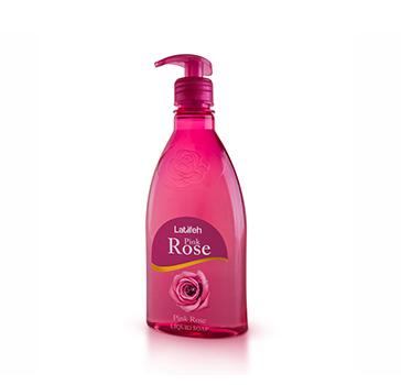شرکت پخش مروارید زرین پارس مایع دستشویی 400 گرمی عطری pink rose لطیفه MZP