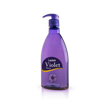 شرکت پخش مروارید زرین پارس مایع دستشویی 400 گرمی عطری violet flowers لطیفه MZP