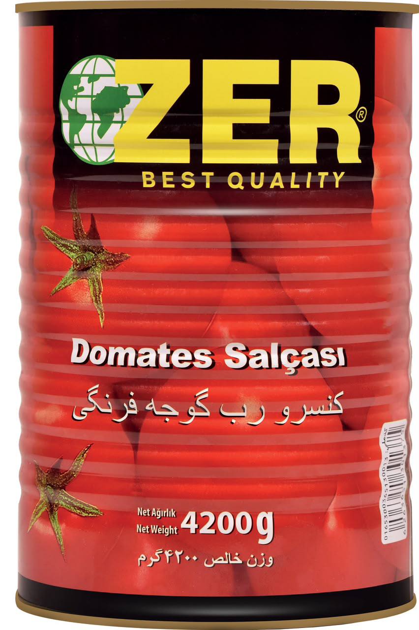 رب گوجه فرنگي قوطي 4200 گرمي 4 عددي - ZER