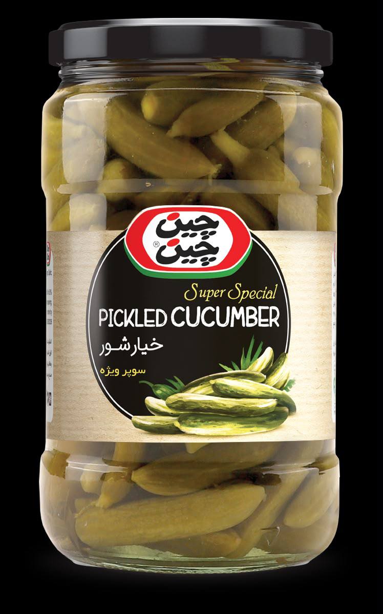 خيارشور سوپر ويژه 670 گرمي 12 عددي - چين چين