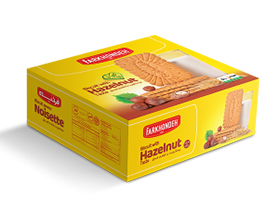 شرکت پخش مروارید زرین پارس MZP بیسکویت پذیرایی ۷۵۰ گرمی فرخنده با طعم فندق