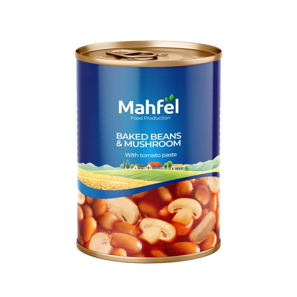 کنسرو لوبيا با قارچ 380 گرمي