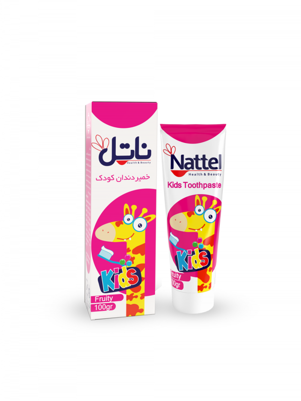خميردندان كودك طرح زرافه 100 گرمي 12 عددي - ناتل كيدز